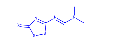 N,N-Dimethyl-N-(3-thioxo-3H-1,2,4-dithiazol-5-yl)formimidamide