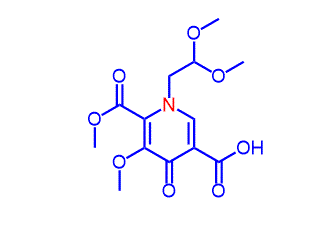 1-(2,2-Dimethoxyethyl)-5-methoxy-6-(methoxycarbonyl)-4-oxo-1,4-dihydropyridine-3-carboxylic acid