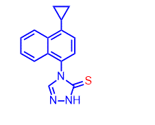 4-(4-Cyclopropylnaphthalen-1-yl)-1H-1,2,4-triazole-5(4H)-thione
