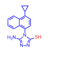 5-Amino-4-(4-cyclopropylnaphthalen-1-yl)-4H-1,2,4-triazole-3-thiol