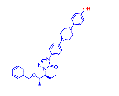 1-((2S,3S)-2-(Benzyloxy)pentan-3-yl)-4-(4-(4-(4-hydroxyphenyl)piperazin-1-yl)phenyl)-1H-1,2,4-triazol-5(4H)-one