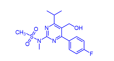 4-(4-Fluorophenyl)-6-isopropyl-2-[(N-methyl-N-methylsufonyl)amino]pyrimidine-5-yl-methanol