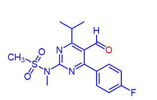 N-(4-(4-Fluorophenyl)-5-formyl-6-isopropylpyrimidin-2-yl)-N-methylmethanesulfonamide