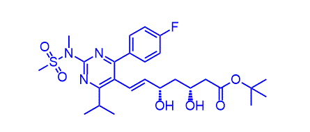 (3R,5S,6E)-7-[4-(4-Fluorophenyl)-6-isopropyl-2-[(methanesulfonyl) methylamino]pyrimidin-5-yl]-3,5-dihydroxyhept-6-enoic acid tert-butyl ester