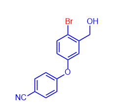4-(4-Bromo-3-(hydroxymethyl)phenoxy)benzonitrile