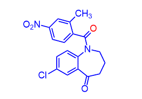 7-Chloro-1-(2-methyl-4-nitrobenzoyl)-3,4-dihydro-1H-benzo[b]azepin-5(2H)-one