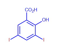 2-Hydroxy-3,5-diiodobenzoic acid