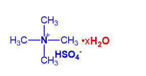 Tetramethylammonium hydrogen sulfate xhydrate