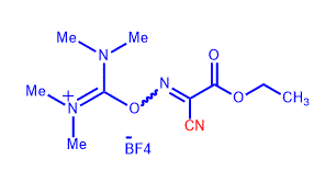N-(6-cyano-2-methyl-7-oxo-4,8-dioxa-2,5-diazadec-5-en-3-ylidene)-N-methylmethanaminium tetrafluoroborate