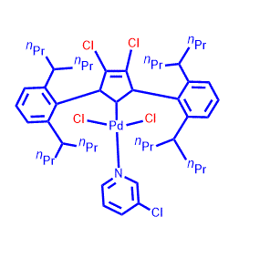 (SP-4-1)-[1,3-Bis[2,6-bis(1-propylbutyl)phenyl]-4,5-dichloro-1,3-dihydro-2H-imidazol-2-ylidene]dichloro(3-chloropyridine-κN)-Palladium