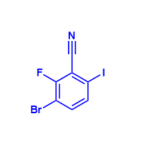 3-Bromo-2-fluoro-6-iodobenzonitrile