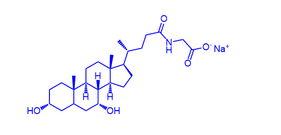 Glycochenodeoxycholic acid sodium
