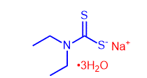 Sodium diethylcarbamodithioate trihydrate