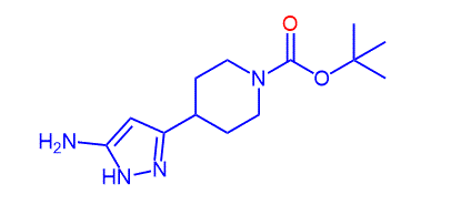tert-Butyl 4-(5-amino-1H-pyrazol-3-yl)piperidine-1-carboxylate