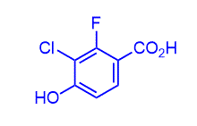3-Chloro-2-fluoro-4-hydroxybenzoic acid