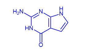 2-Amino-3,7-dihydropyrrolo[2,3-d]pyrimidin-4-one