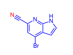4-Bromo-1H-pyrrolo[2,3-b]pyridine-6-carbonitrile